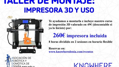 Taller de Montaje de Impresora 3D y Uso
